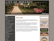 Tablet Screenshot of cityofmoultonal.com